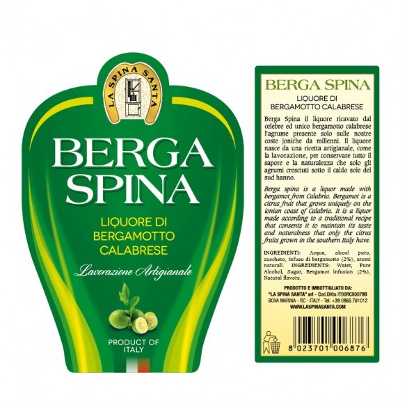 Immagine di LIQUORE AL BERGAMOTTO 1 lt