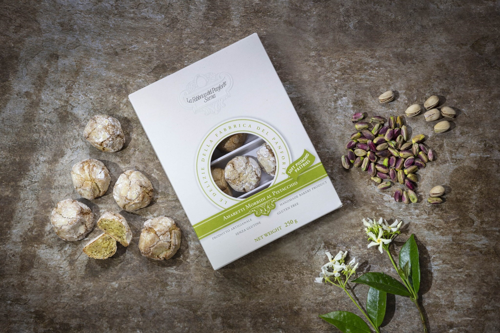Immagine di AMARETTI MORBIDI AL PISTACCHIO 250 gr