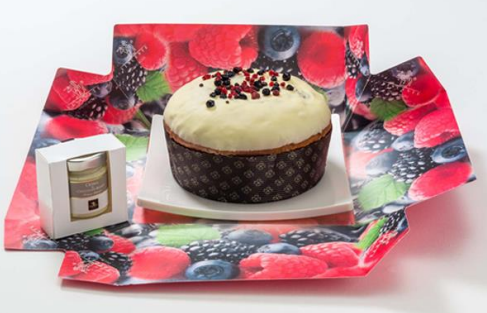 Immagine di PANETTONE VIOLAVINCENTE 1 kg con vasetto di crema