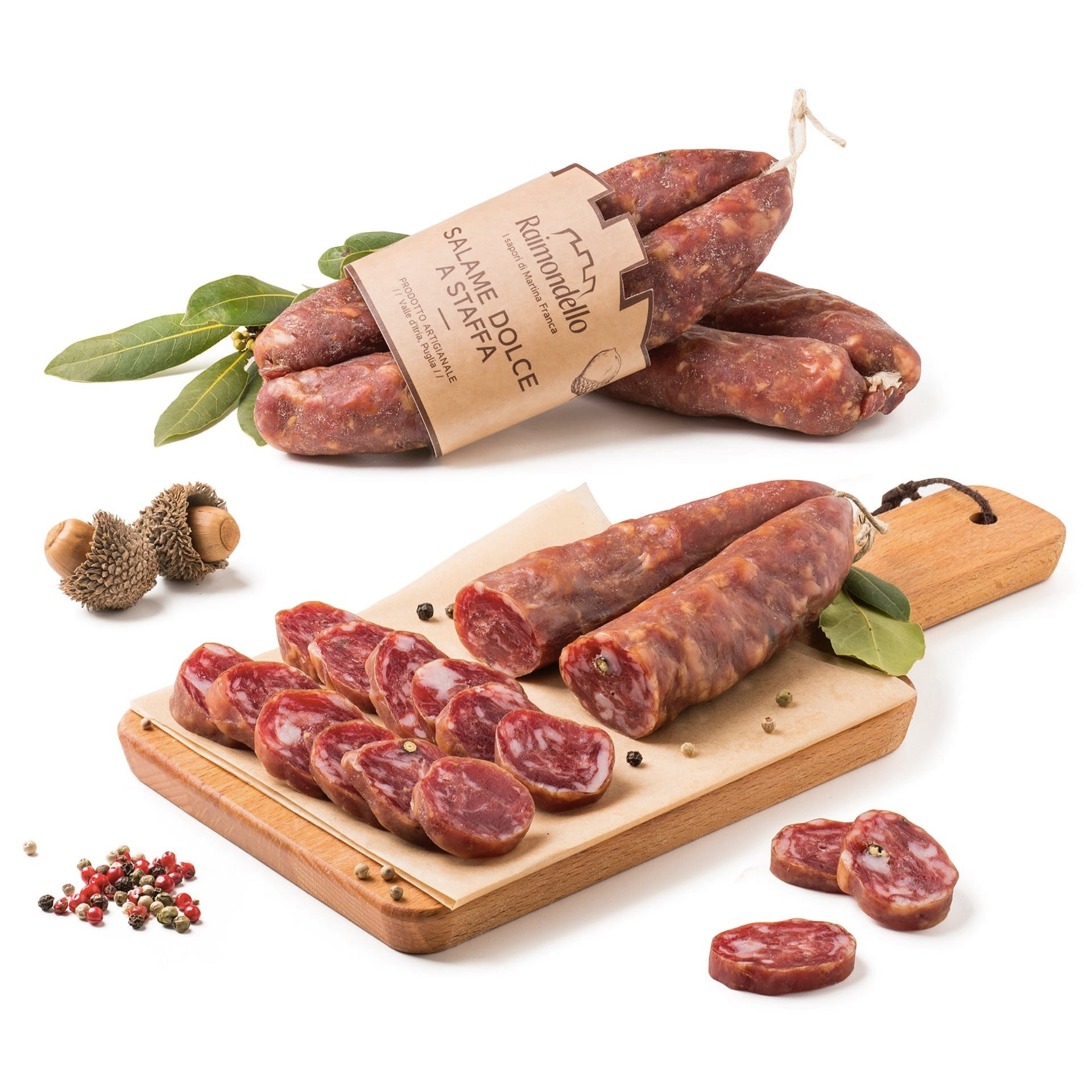 Immagine di SALAME DOLCE A STAFFA 350 gr