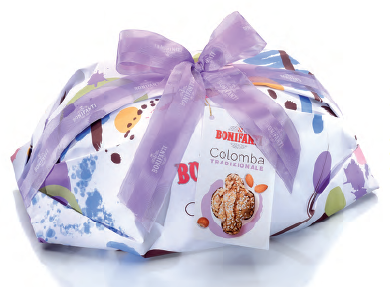 Immagine di COLOMBA TRADIZIONALE CON FIOCCO VIOLA 1 kg