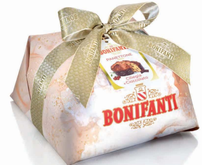 Immagine di PANETTONE CILIEGIA E CIOCCOLATO 1 kg in incarto colorato