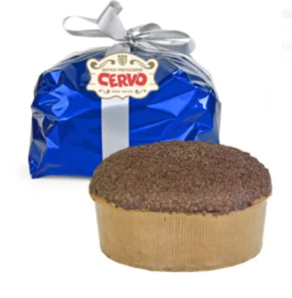 Immagine di PANETTONE FARCITO E RICOPERTO DI CIOCCOLATO 850 gr  