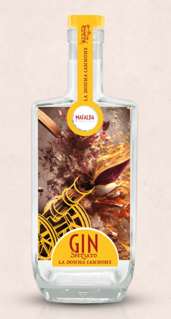 Immagine di GIN SPEZIATO LA DONNA CANNONE 0,70 lt