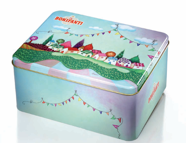 Immagine di COLOMBA CLASSICA IN LATTA COLORATA 750 gr