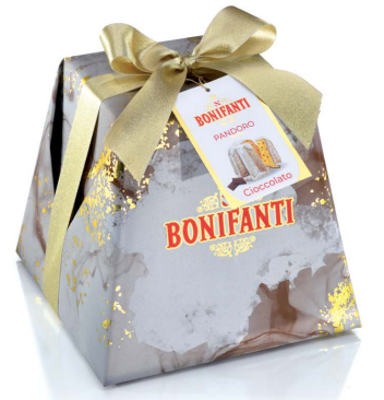 Immagine di PANDORO AL CIOCCOLATO 1 kg in incarto colorato